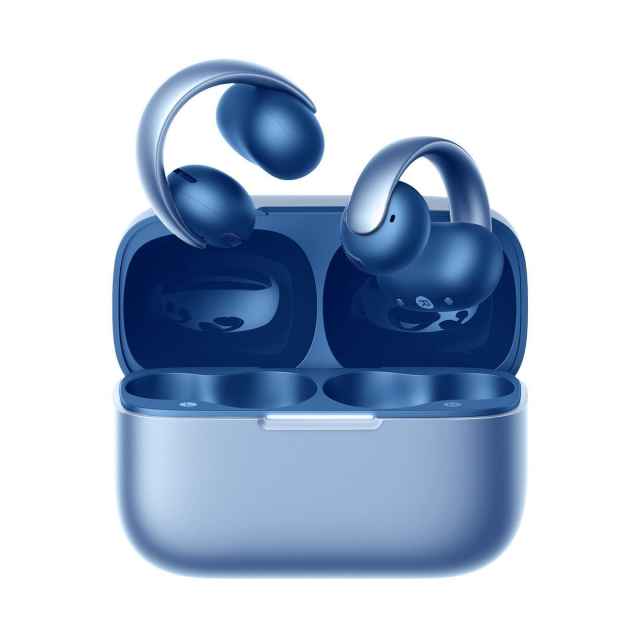 Soundcore AeroClip Open-Ear Clip-On Earbuds with Adaptive Comfort Blue