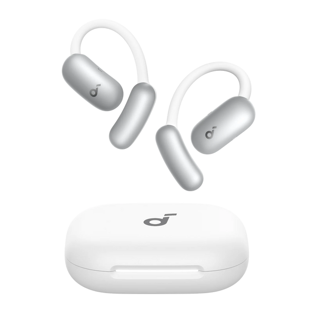 Soundcore AeroFit 2 Open-Ear AI Real-Time Translation Earbuds White