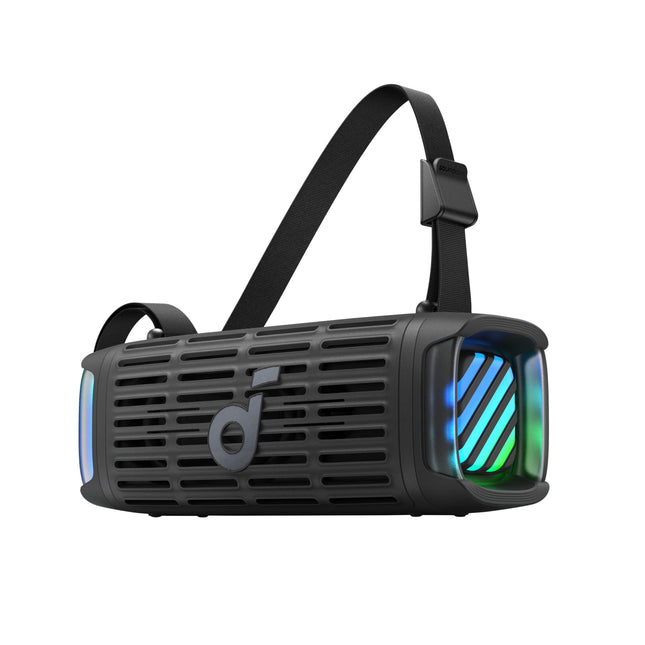 Soundcore Boom 3i BassUp Saltwater-Resistant Compact Outdoor Speaker Black