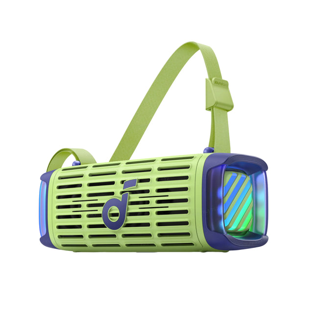 Soundcore Boom 3i BassUp Saltwater-Resistant Compact Outdoor Speaker Green