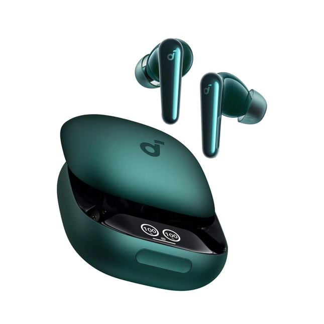Soundcore Liberty 4 Pro Wireless Real-Time Adaptive Noise Cancelling Earbuds Green