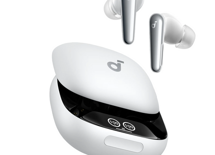 Soundcore Liberty 4 Pro Wireless Real-Time Adaptive Noise Cancelling Earbuds White