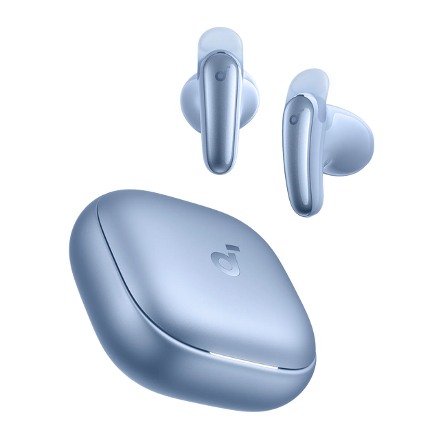 Soundcore Liberty Semi-in-Ear Adaptive Noise Cancelling Earbuds Blue