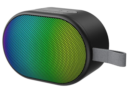 Soundcore Pyro Mini Portable Bluetooth with Full-Body Light Show Speaker Black