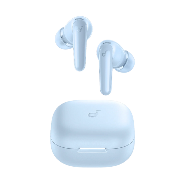 Soundcore R60i NC Wireless Adaptive Noise Cancelling Hi-Res Audio Earbuds Blue