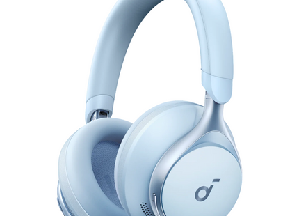 Soundcore Space One Active Noise Cancelling with 2X Stronger Voice Reduction Headphones Blue