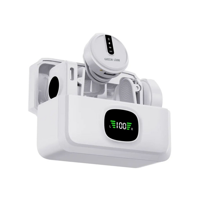 Green lion GLM-Wireless Mic Lite Environmental Noise Cancellation White