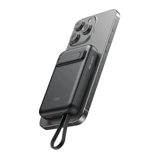 Green Lion DXB MAGSAFE Power Bank 10000 mAh Black